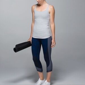 Lululemon shashiko wunder under cropped leggings